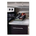 Desktop Organizers | Safco 3291BL 16 in. x 8.5 in. x 5.25 in. 7 Compartments Steel Mesh Onyx Breakroom Organizers - Black image number 2