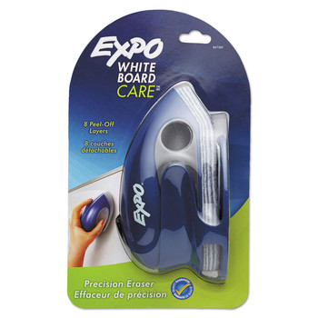 OFFICE PRESENTATION SUPPLIES | EXPO 8473KF 7.6 in. x 3.4 in. x 3.6 in. White Board CARE Dry Erase Precision Eraser with Replaceable Pad