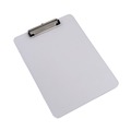 Clipboards | Universal UNV40310 Low-Profile Plastic Clipboard with 0.5 in. Clip Capacity for 8.5 x 11 Sheets - Clear image number 1