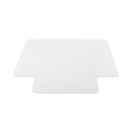 Office Chair Mats | Deflecto CM14432F SuperMat 46 in. x 60 in. Wide Lipped Frequent Use Chair Mat for Medium Pile Carpet - Clear image number 1
