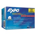 Washable Markers | EXPO 2003895A Low-Odor Extra-Fine Tip Dry Erase Marker Office Value Pack - Assorted Colors (36/Pack) image number 6