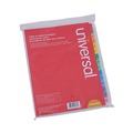 Dividers & Tabs | Universal UNV24808 11 in. x 8.5 in. 15-Tab Deluxe Table of Contents Dividers for Printers - White (6/Pack) image number 1
