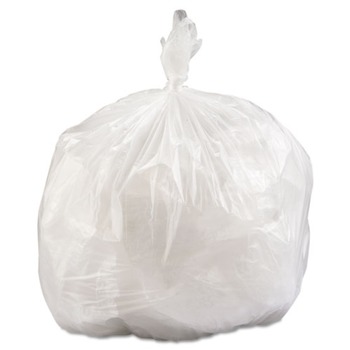 Inteplast Group VALH3340N16 33 in. x 39 in. 33 Gallon 14 microns High-Density Commercial Can Liners Value Pack - Clear (250/Carton)