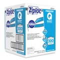 Food Service | Ziploc 364957 7 in. x 7.75 in. 32 oz. Zipper Freezer Bags - Clear (300/Carton) image number 2