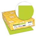 Copy & Printer Paper | Neenah Paper 26791 Exact Brights 20 lbs. 8.5 in. x 11 in. Color Paper - Bright Green (500/Ream) image number 1