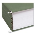 File Folders | Smead 64320 3.5 in. Capacity 1 Section Legal Size Hanging Pockets with Full-Height Gusset - Standard Green (10/Box) image number 4