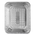 Food Trays, Containers, and Lids | Handi-Foil 8450 10.38 in. x 12.75 in. x 2.19 in. JIF-FOIL Half-Steam Table Pan (100/Carton) image number 0