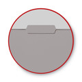 File Folders | Smead 10251 1/3-Cut Tabs Assorted Letter Size 0.75 in. Expansion Interior File Folders - Gray (100/Box) image number 6