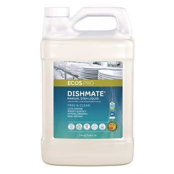 ECOS PRO PL9721/04 Dishmate Manual Dish Liquid 128 oz Bottle