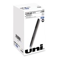 Pens | uni-ball 2013568 ONYX Fine 0.7 mm Stick Roller Ball Pen - Blue Ink Black/Blue Barrel (72/Pack) image number 1