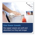 Paper Towels and Napkins | Tork 291380 1-Ply 7.68 in. x 1150 ft. Paper Wiper Roll Towel - White (4/Carton) image number 6