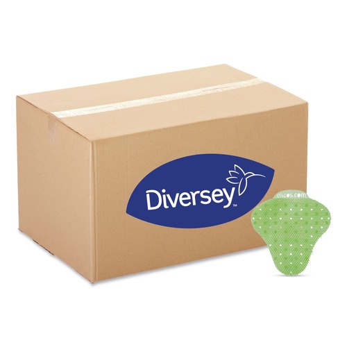 Odor Control | Diversey Care EKS-2G-12 ekcoscreen Urinal Screens - Apple Scent, Green (12/Carton) image number 0