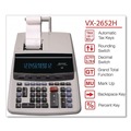 Calculators | Sharp VX2652H 4.8 Lines/Sec Two-Color Printing Calculator - Black/Red Print image number 1