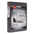 Just Launched | Cardinal 10311 Premier Easy Open 1-1/2 in. Capacity 11 in. x 8-1/2 in. 3 Ring ClearVue Locking Slant-D Ring Binder - Black image number 0
