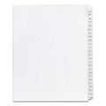 Back to School Sale | Avery 01705 11 x 8.5 Allstate Style Preprinted Legal Exhibit Side 101 to 125 Tab Index Dividers - White (25-Pieces/Set) image number 0