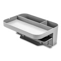 Office Desks & Workstations | Deflecto 400002 9 x 6.17 x 3.5 Standing Desk Organizer - Large/Gray image number 0