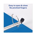 Binders | Avery 79817 11 in. x 8.5 in. 3 Rings 5 in. Capacity Heavy-Duty View Binder with DuraHinge and Locking One Touch EZD Rings - Pacific Blue image number 6