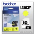 Ink & Toner | Brother LC103Y LC103Y Innobella 600 Page-Yield High-Yield Ink - Yellow image number 6