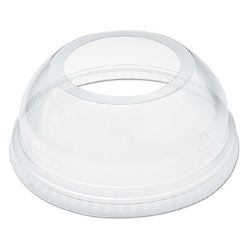 Dart DLW626 Open-Top Dome Lid for 16 oz. - 24 oz. Plastic Cups - Clear (1000/Carton)