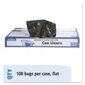 Trash Bags | Stout by Envision T3860B15 38 in. x 60 in. 1.5 mil. 60 Gallon Total Recycled Content Plastic Trash Bags - Brown/ Black (100/Carton) image number 4