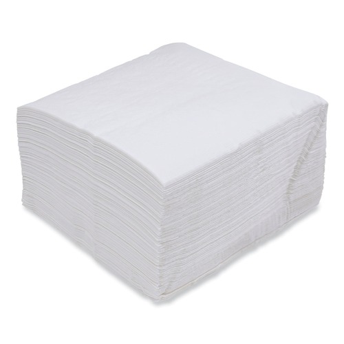 Paper Towels and Napkins | Boardwalk BWK8307 17 in. x 17 in. 1-Ply Dinner Napkin - White (3000/Carton) image number 0