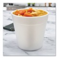 Just Launched | Dart 32MJ48 32 oz. Foam Containers - White (500/Carton) image number 5