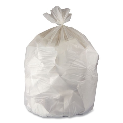 Trash Bags | Heritage B8048ZC 40 in. x 48 in. 3 mil 45 Gallon Linear Low-Density Can Liners - Clear (75/Carton) image number 0