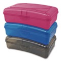 Arts & Crafts Supplies | Cra-Z-Art 114116CT 8 x 5.13 x 2.13 Plastic 1-Compartment School Box - Randomly Assorted Colors (6/Carton) image number 0