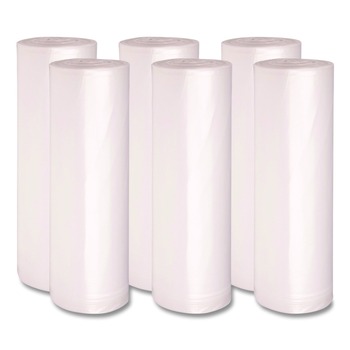 Boardwalk V8647ENKR01 43 in. x 47 in. 56 gal. 19 Microns High-Density Can Liners - Natural (150/Carton)