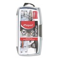 Office & Office Supplies | Maped Helix 897010 10-Piece Metal/Plastic Compass and Geometry Set - Black/Clear image number 1