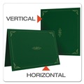 Frames | Oxford 29900605BGD 11.25 x 8.75 Certificate Holder - Green (5/Pack) image number 3