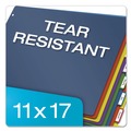 Binders | Cardinal 84251 11 in. x 17 in. 8-Tab Tabloid-Size Poly Index Divider - Assorted (4/Pack) image number 1