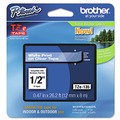 Labels | Brother P-Touch TZE135 TZe 0.47 in. x 26.2 ft. Standard Adhesive Laminated Labeling Tape - White on Clear image number 0