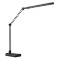 Lamps | Alera ALELED908B 3.25 in. W x 6 in. D x 21.5 in. H Adjustable LED Desk Lamp - Black image number 1