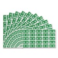 Dividers & Tabs | Smead 67926 Yearly End Tab File Folder Labels 0.5 x 1 Green 25/Sheet 10 Sheets/Pack image number 1
