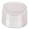  | Handi-Foil 2012DL 16 in. Diameter Round Embossed Plastic Dome Lid Fits 212/213 - Clear (25/Carton) image number 1
