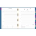 Notebooks & Pads | AT-A-GLANCE 109980520 Harmony 8.88 in. x 7.69 in. 13-Month (Jan to Jan) 2025 to 2026 Weekly/Monthly Poly Planner - Blue/Gold Cover image number 2