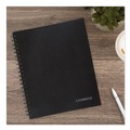 Notebooks & Pads | Cambridge Limited 06100 11 in. x 8.5 in. 1-Subject Wide/Legal Rule Hardbound Notebook with Pocket - Black Cover (96 Sheets) image number 3