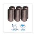 Trash & Waste Bins | Boardwalk V8046EKKR01 40 in. x 46 in. 45 gal. 19 mic High-Density Can Liners - Black (150/Carton) image number 3
