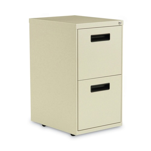 Just Launched | Alera ALEPAFFPY 14.96 in. x 19.29 in. x 27.75 in. 2 Legal/Letter-Size File Drawers Left or Right File Pedestal - Putty image number 0