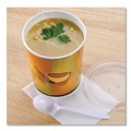 Food Trays, Containers, and Lids | Chinet 70332 32 oz. Streetside Design Squat Paper Food Container - (500/Carton) image number 3