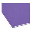 File Folders | Smead 11948 1/3-Cut Tabs Assorted Letter Size 0.75 in. Expansion Colored File Folders - Assorted: Gray/Maroon/Navy/Purple/Teal (100/Box) image number 4