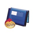 Just Launched | Smead 71953 1 Section 2.25 in. Expansion Poly Wallet - Letter Size, Translucent Blue image number 1