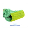  | Boardwalk BWK501GN 5 in. Headband Super Loop Cotton/Synthetic Fiber Wet Mop Head - Small, Green (12/Carton) image number 6
