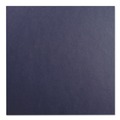 Binding Covers | GBC 2000711 11.25 in. x 8.75 in. Leather-Look Unpunched Presentation Covers for Binding Systems - Navy (100 Sets/Box) image number 1