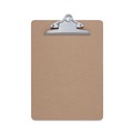 Clipboards | Universal UNV40304VP 1.25 in. Clip Capacity 8.5 in. x 11 in. Hardboard Clipboard - Brown (3/Pack) image number 0