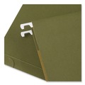 File Folders | Universal UNV14141 1/5-Cut Tab Box Bottom Hanging File Folders - Letter Size, Standard Green (25/Box) image number 2