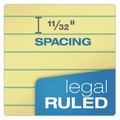 Notebooks & Pads | TOPS 74890 Second Nature 8.5 in. x 11.75 in. Sheets Wide/Legal Rule Recycled Ruled Pads - Canary-Yellow (1-Dozen) image number 3
