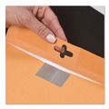 Envelopes & Mailers | Quality Park QUA43568 Postage Saving ClearClasp 9 in. x 12 in. No .90 Cheese Blade Flap ClearClasp Closure Kraft Envelope - Brown Kraft (100/Box) image number 3