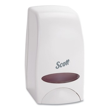 Scott 92144 5 in. x 5.25 in. x 8.38 in. 1000 mL Essential Manual Skin Care Dispenser - White